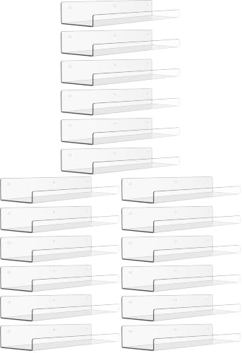 upsimples 18 Pack Acrylic Shelves by upsimples