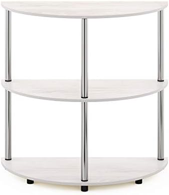 Furinno FRANS Toolless Half Round 3-Tier Entryway Table - Image 6