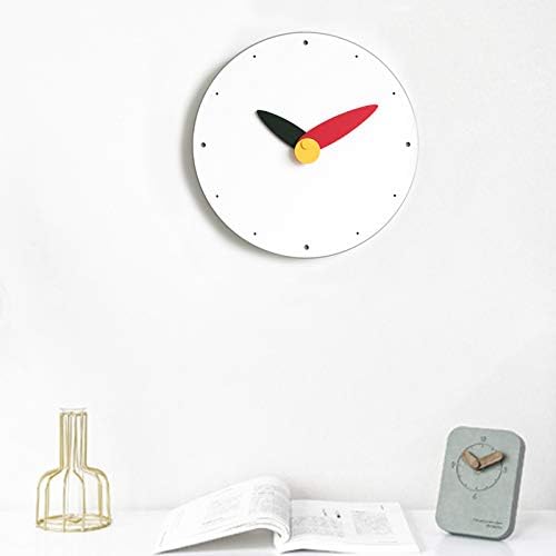 Stephanie Imports Modern Minimalist Red & Black Wall Clock - Image 5