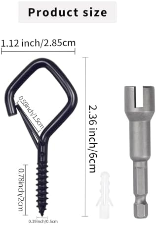 35 PCS Eye Screw Hooks for Hanging Heavy Duty - Image 2