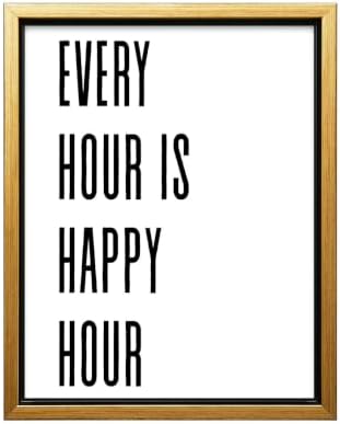 InkFlow Posters Every Hour Happy Hour Canvas Poster by InkFlowPosters