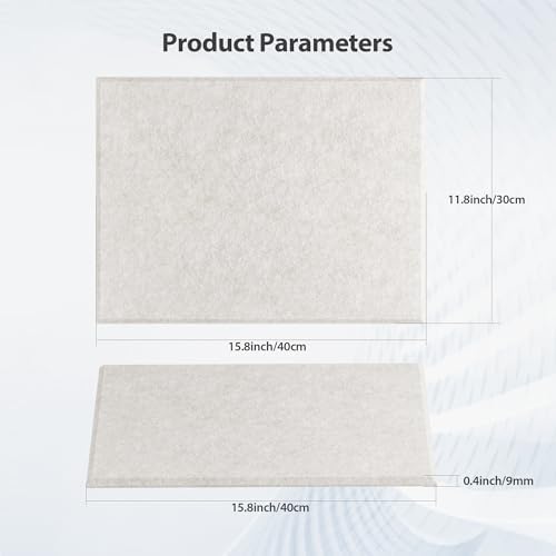 12 Pack Rectangle Acoustic Panels Self Adhesive Sound Proof Foam - Image 6