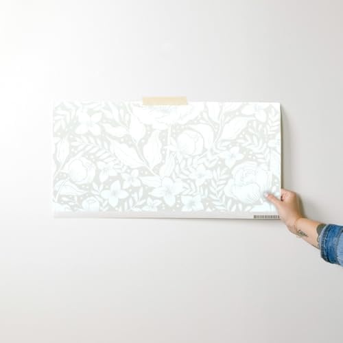 Spoonflower Neutral Victorian Peel and Stick Removable Wallpaper - Image 7