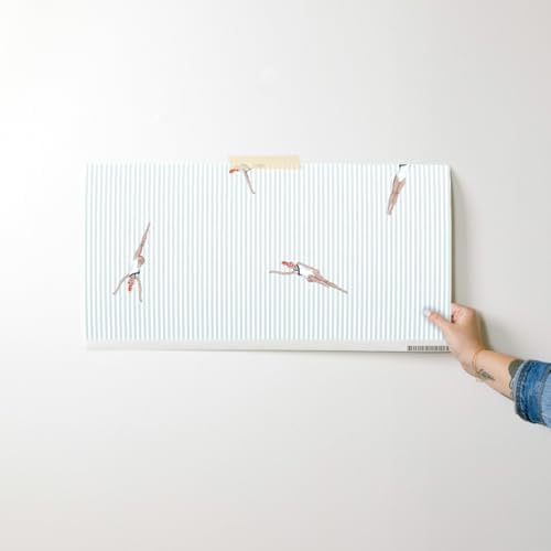 Spoonflower Little Swimmers Peel and Stick Removable Wallpaper - Image 7