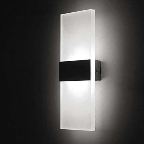Mobestech LED Wall Light Modern Acrylic Wall Sconce Rectangle Wall Lamp by Mobestech