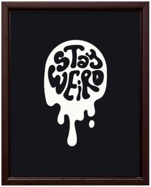 InkFlow Posters Stay Weird Canvas Poster by InkFlowPosters