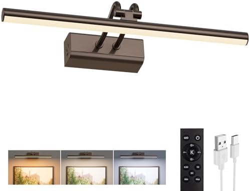 Picture Lights for Wall, Rechargeable, RF Remote by Percantis