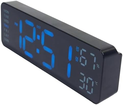 Digital Wall Clock, Big Digits, Modern Electric Wall Clock 9" - Image 6