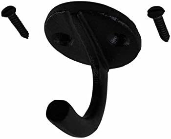 Renovators Supply Manufacturing RSF Single Coat Hook, Wrought Iron Black Powder - Image 6