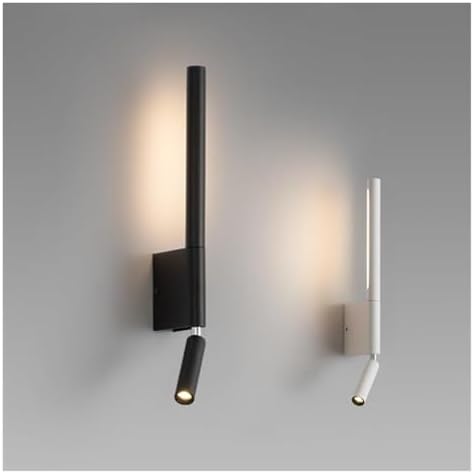 Bedside Wall Lamps 2 Heads 330 Degree Rotation Adjustable Wall Lamp Reading - Image 2
