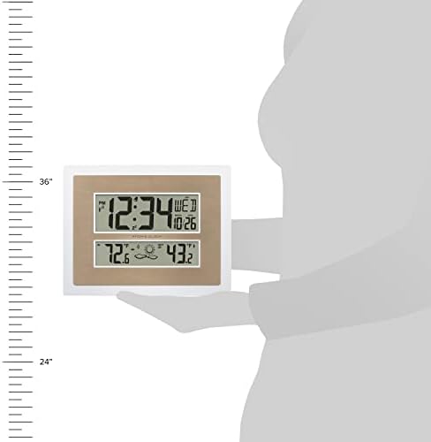 La Crosse Technology 512-14937-INT Atomic Digital Wall Clock - Image 6