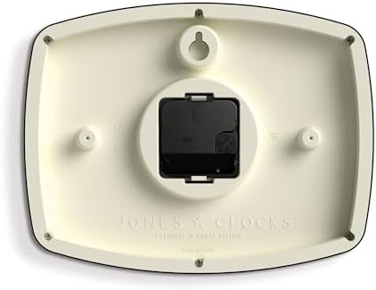 JONES CLOCKS® Movie wall Clock | Rectangular Retro Clock | 10" | Dark Green | - Image 7