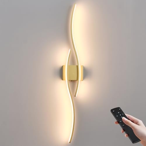 KARTOOSH Wireless Wall Sconces, Dimmable LED Sconce by KARTOOSH
