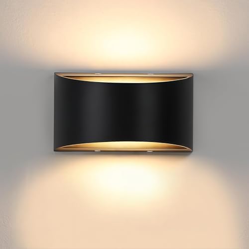 Lightess LED Wall Sconce Light Black by LIGHTESS
