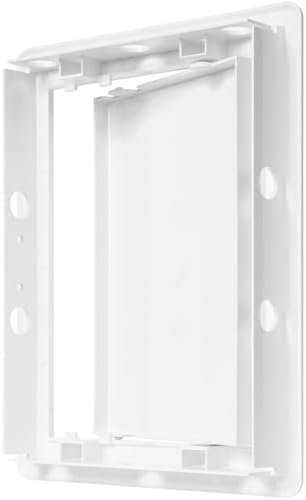 6" x 8" White ABS Plastic Plumbing Access Panel - Image 5