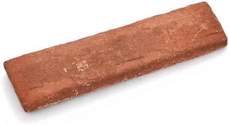 1 Pcs Red Faux Brick Veneer Tiles, 8 x 2.4 in, 3D Wall Panels by Unknown