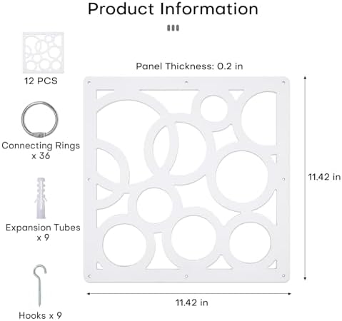 ANMINY Hanging Room Divider Panels - Image 5