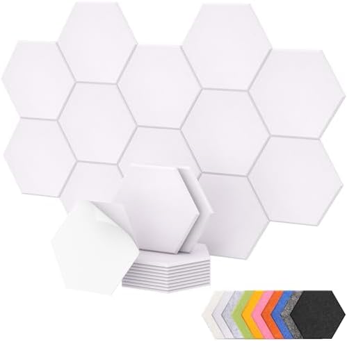 TONOR 12 Pack High Density Hexagon Acoustic Panels by TONOR