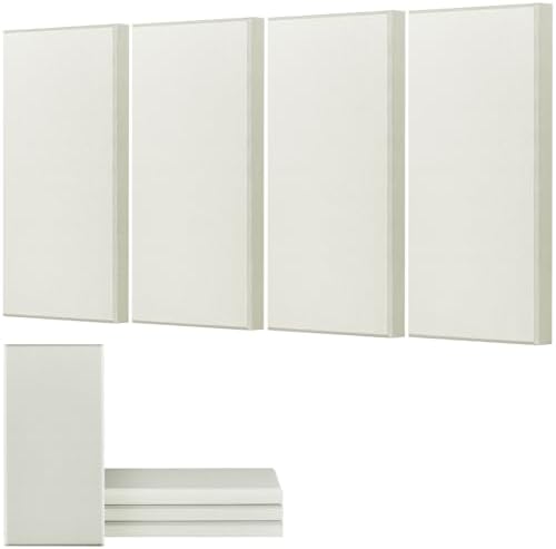 VEVOR 4 PCS Acoustic Panels, 2 inch Thick 23.6 x 11.8 inch Fiberglass Sound by VEVOR