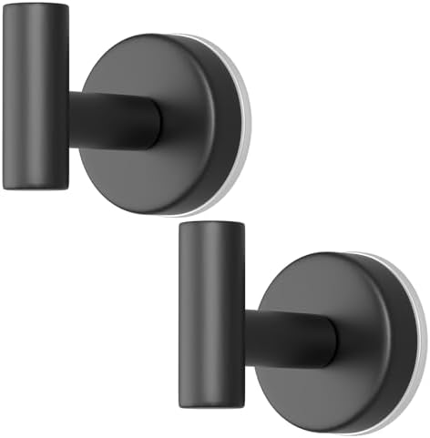 Suction Cup Hooks for Shower, Stainless Steel Towel Hooks for Bathroom Wall by VINHOLD