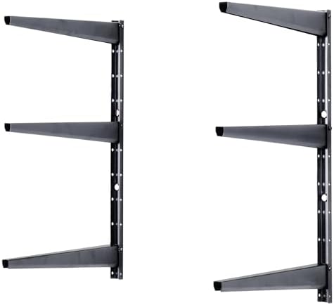 Minimalistic Black Shelf Brackets by Delta Cycle, Holds Up to 480 lbs, Modern by deltaCycleandHome