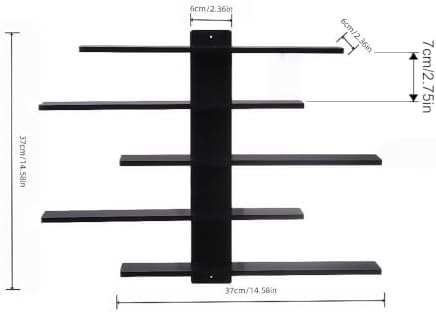 5-Tier Trinket Shelf, Wall Display Shelf - Image 3