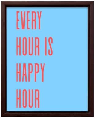 InkFlow Posters Every Hour Happy Hour Canvas Poster by InkFlowPosters