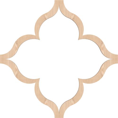 15 3/8"W x 15 3/8"H x 3/8"T Medium May Decorative Fretwork Wood Wall Panels - Image 2