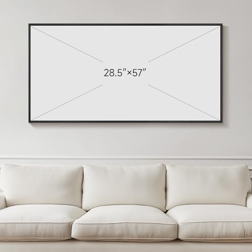 Extra Large Framed Blue Abstract Wall Art - Image 3