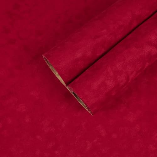 CHIHUT Red Self Adhesive Velvet Flocking Liner Soft Crushed Velvet Flock by CHIHUT