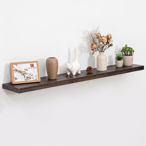 Floating Shelves for Wall, Farmhouse Wooden Shelf for Living Room, Bathroom and by FunMemories