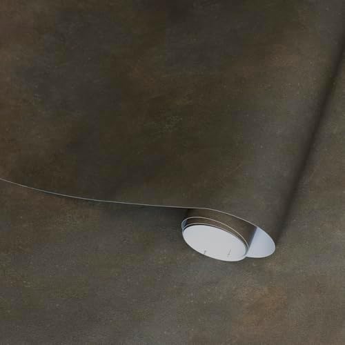 Extra Wide Concrete Wallpaper Peel and Stick Dark Grey Industrial Wallpaper - Image 2