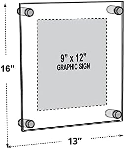 Azar Displays 105512 Standoff Sign Holder - Image 3