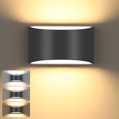 TRLIFE Modern Wall Sconces, 3000K/4000K/6000K Selectable and Dimmable LED Wall by TRLIFE