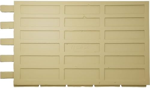 EverStone Aged Brick Faux Brick Panel, 46 7/8"W x 27"H x 1 1/4"D, Rustic White - Image 5