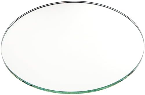 Plymor 5 inch Round, 3mm Thick, Non-Beveled Glass Mirror Circle by Plymor