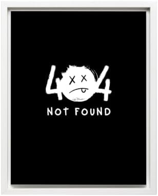 InkFlow Posters Not Found Canvas Poster by InkFlowPosters