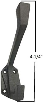 Renovators Supply Manufacturing Heavy Duty Double Coat Hook, 3.35 in x 1.25 in - Image 2