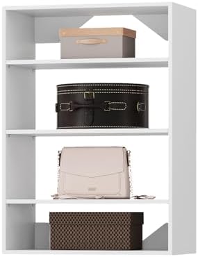 ROOMTEC 19.5" Shelf Short Tower Closet Unit, Modular Closet System by ROOMTEC
