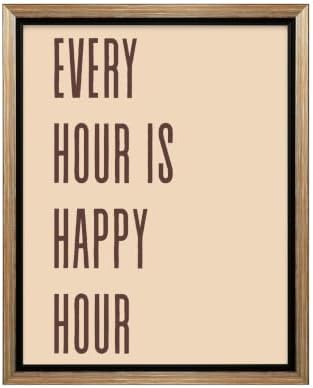 InkFlow Posters Every Hour Happy Hour Canvas Poster by InkFlowPosters