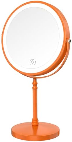DEIOVWXS Makeup Mirror, Rechargeable Vanity Mirror by DEIOVWXS