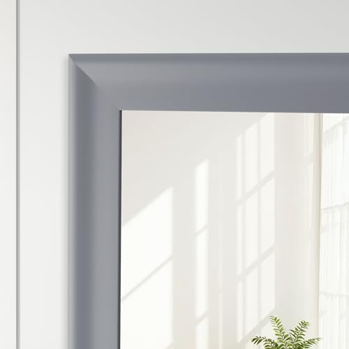 Bathroom Mirror for Wall, Rectangle Rustic Gray 24 x 36 inch Vanity Mirrors - Image 6