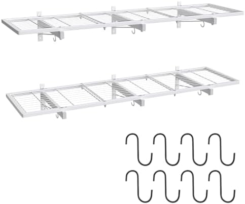 2 Pack Garage Wall Shelving, Garage Shelves Wall Mounted by Riciakik