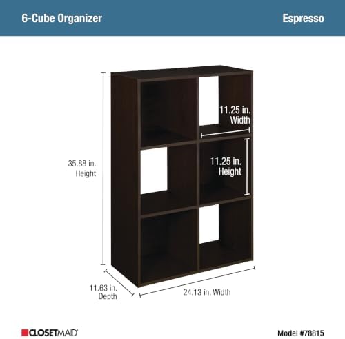 ClosetMaid 78815 Cubeicals Organizer, 6-Cube - Image 3
