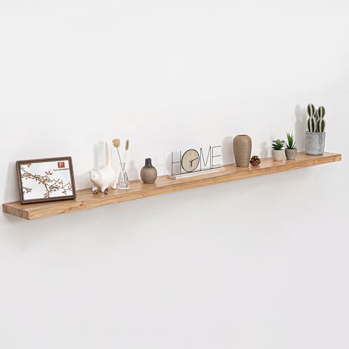 Floating Shelves for Wall, Farmhouse Wooden Shelf for Living Room, Bathroom and by FunMemories