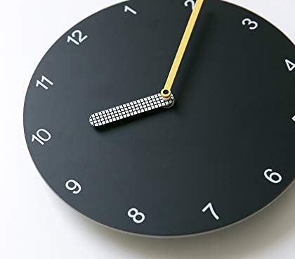 Stephanie Imports Modern Minimalist Black & Yellow Wall Clock - Image 2