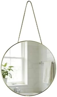 Round Wall Mirror Door Mirror PVC Plastic Frame by Unknown