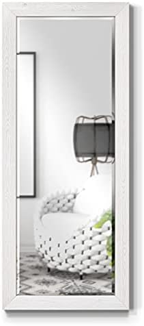 Renditions Gallery Full Length Mirror Brite White Wood Framed Full Body Rustic by RenditionsGallery