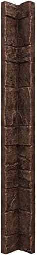 Universal Inside Corner for EverStone Faux Stone Siding Panels, Sequoia Valley by EkenaMillwork