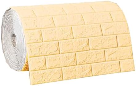 Queenbox 27.6x39.4 in Faux Brick Peel and Stick Foam Soft Waterproof Wall Panel by Queenbox